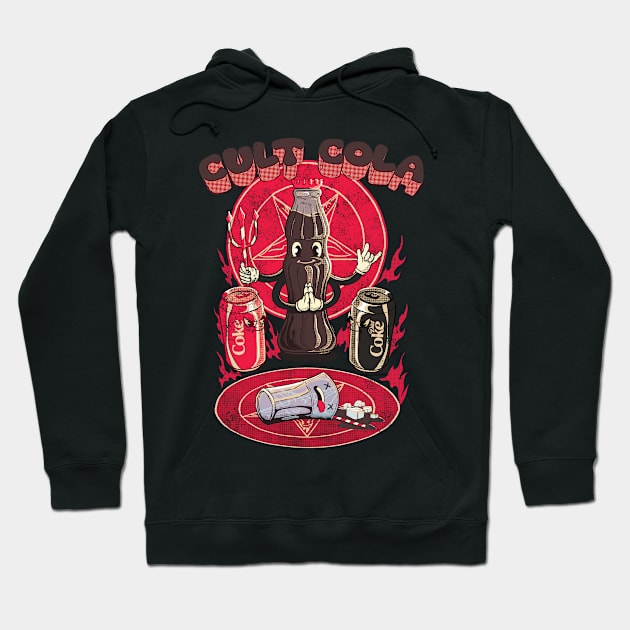 cult cola Hoodie by iqbalgarint